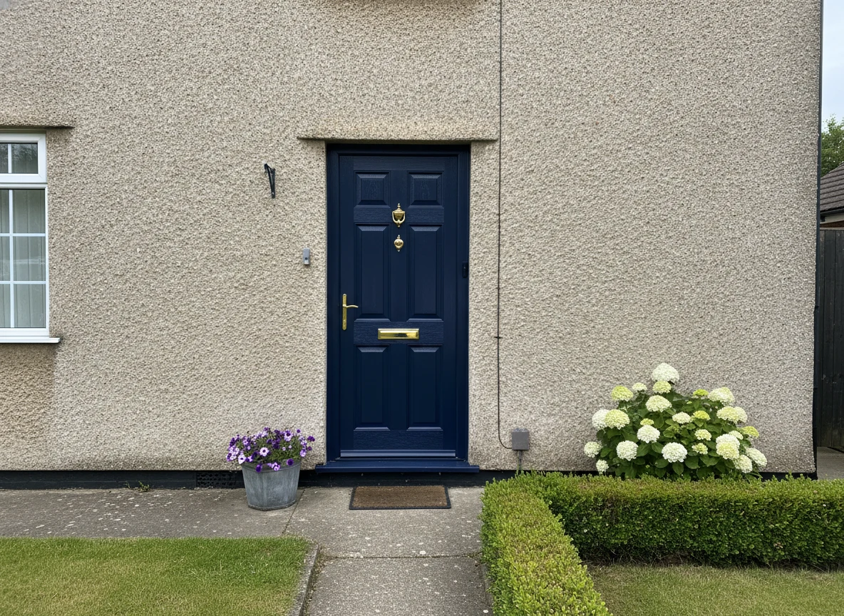 Front door painting in High Wycombe by High Wycombe Decorators