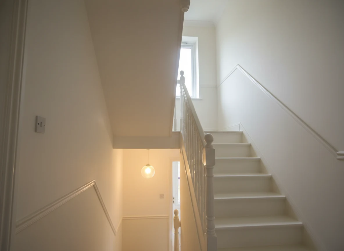 Interior painting in Booker post-war semi by High Wycombe Decorators