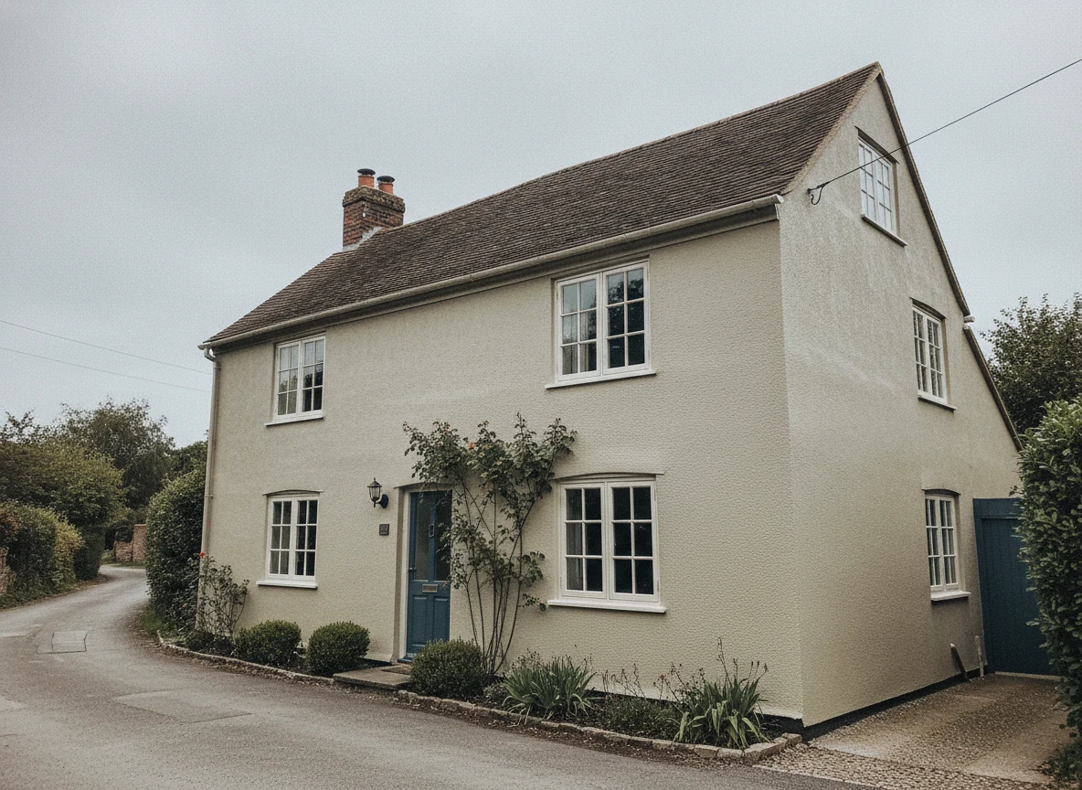 Interior painting on 1930s semi in Hazlemere with original cornicing by High Wycombe Decorators
